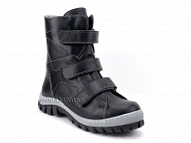 207ч (31-40) Аквелла (Akwella), ботинки зимние ортопедические с высоким берцем, натуральная шерсть, кожа, черный в Архангельске
