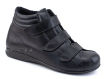 5008-02-1 Плюмекс (Plumex), ботинки для взрослых зимние, натуральная шерсть, кожа, черный, полнота 10 в Архангельске